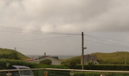 Übernachten mit Blick aufs Meer - hat er nicht gelogen... Fanad Head