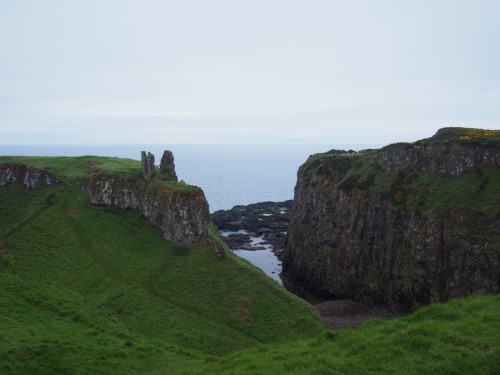 Dunseverick Castle, müsste mal neu verputzt werden...
