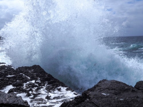 St. Johns Point, Wellen, Wind, Brandung